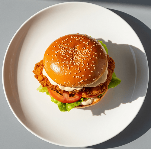 Chicken Strip Burger 